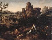 unknow artist A landscape with the rest on the Flight into egypt oil